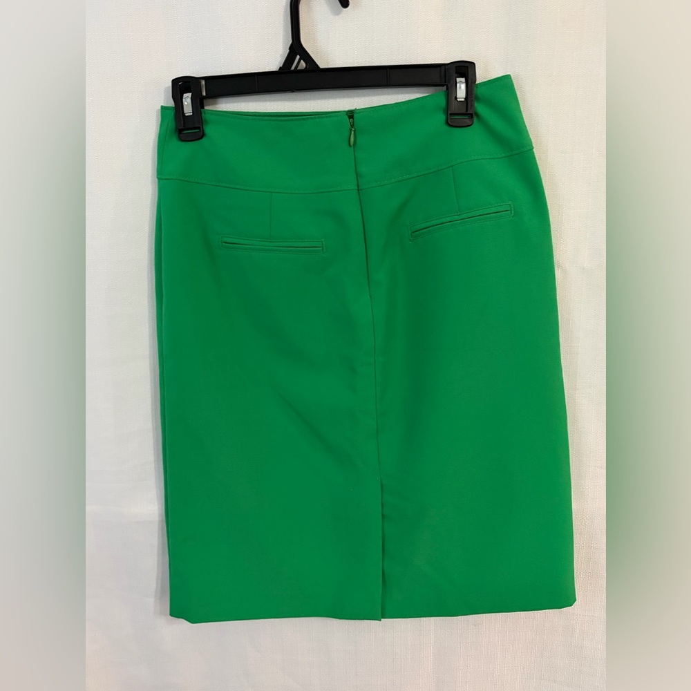 Worthington Green Pencil women’s Skirt Size 4 Stretch Career(A487)✨ - Picture 4 of 14